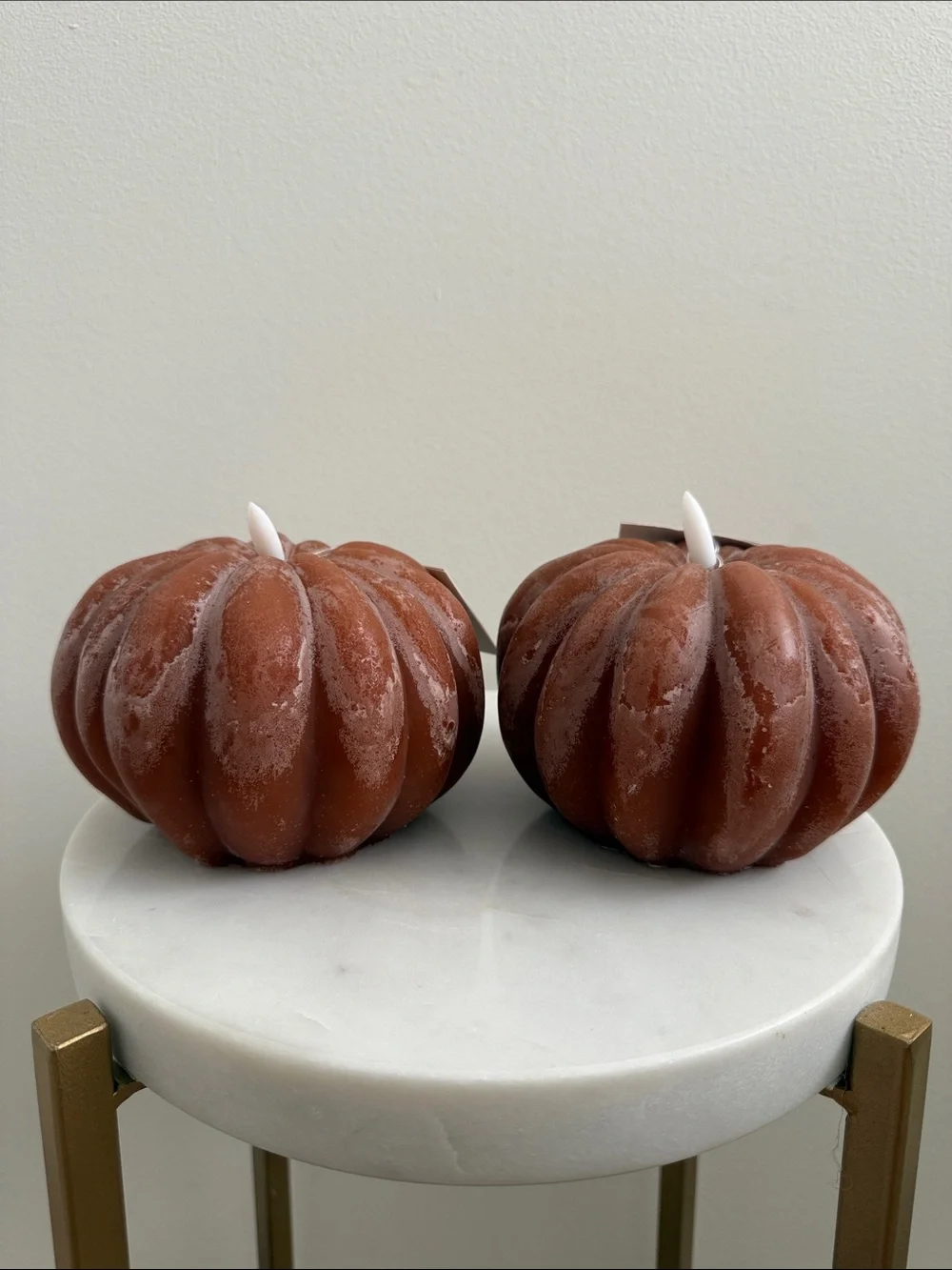 Hobby Lobby Viral Pumpkin LED Candle, Set Of 2